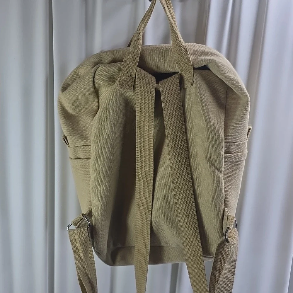 Canvas Backpack‎ Tote Gorpcore Hiking Outdoor Camping